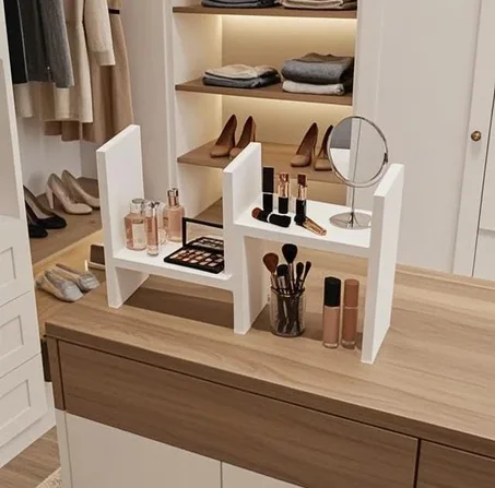 منظم خشبي أنيق منMDF  عالي الجودة لتنسيق مثالي لمساحاتك