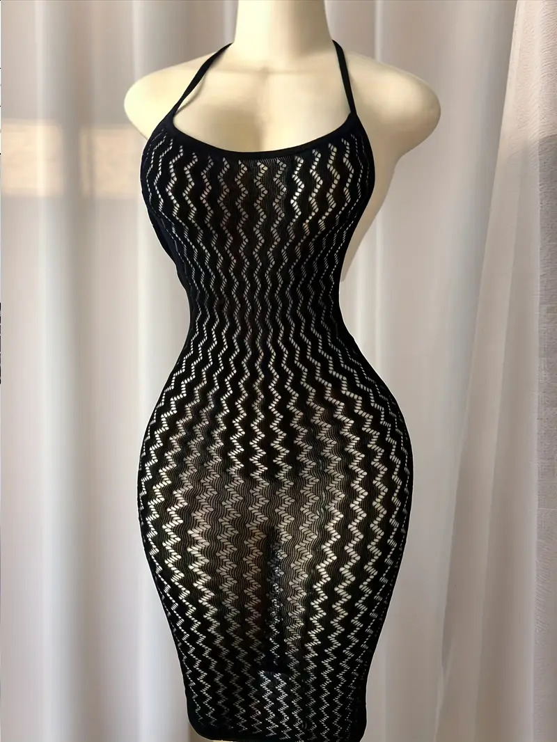 ROBE NOIRE EN MAILLE