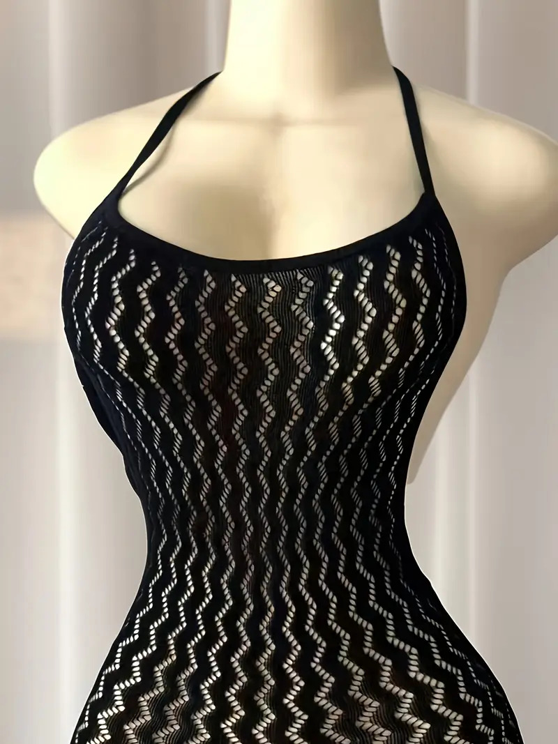 ROBE NOIRE EN MAILLE