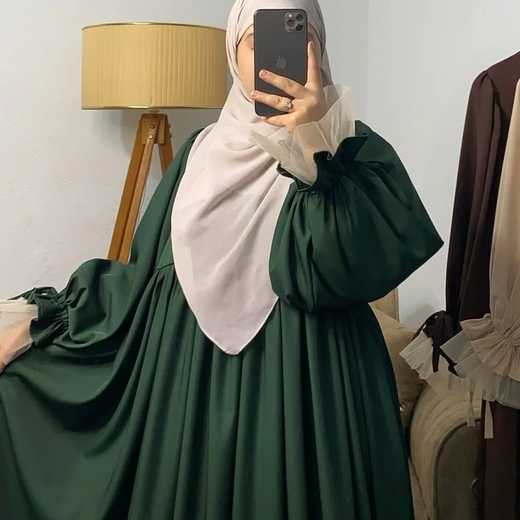 عباية كروش محتشمه صيفية مع شال مجاني