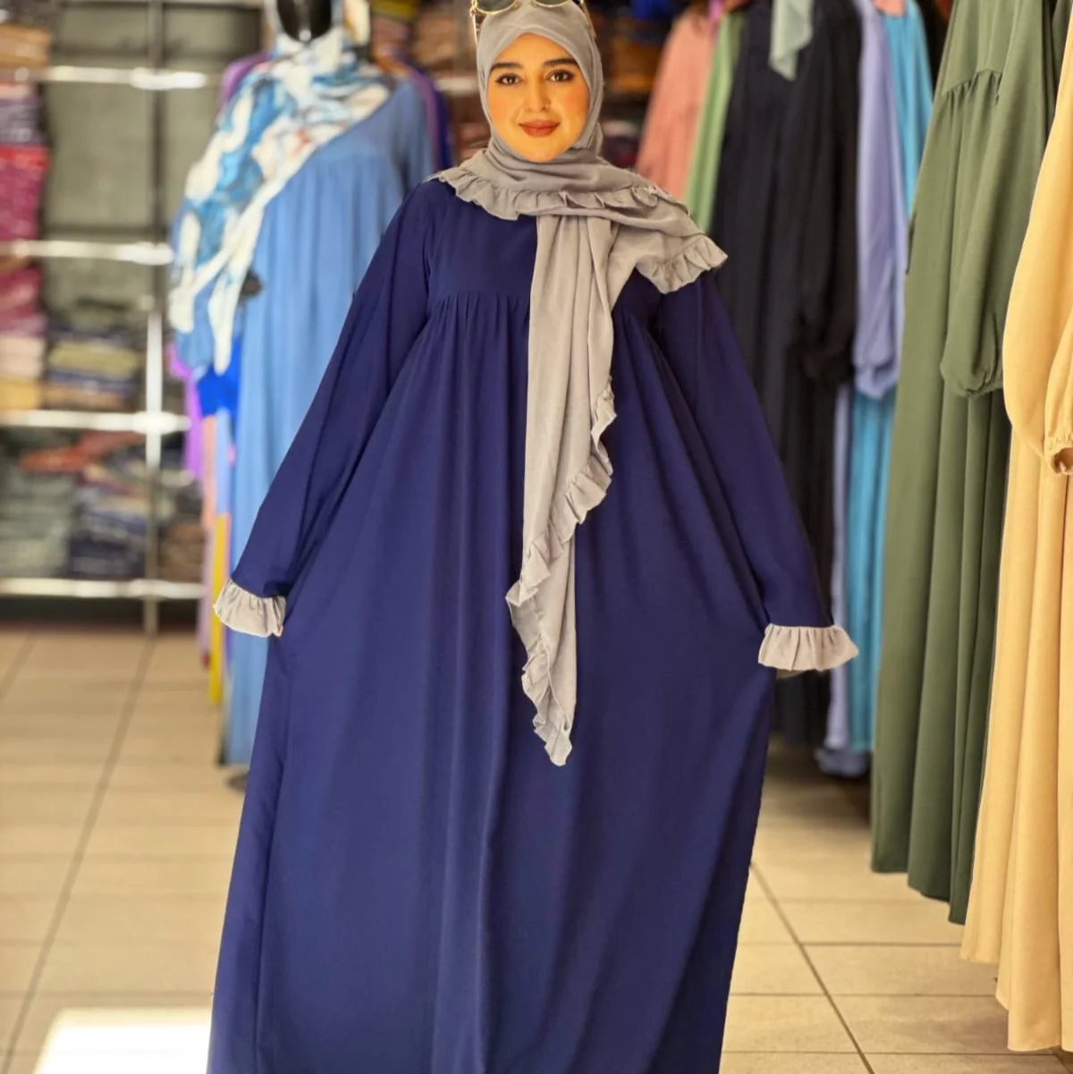 اونصومبل عباية مع فولار