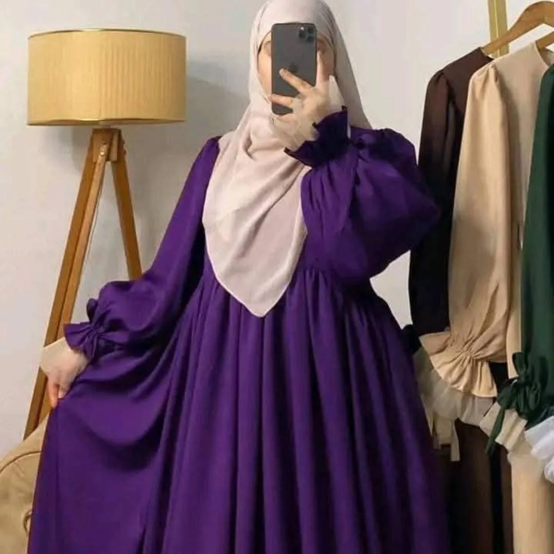عباية كروش محتشمه صيفية مع شال مجاني