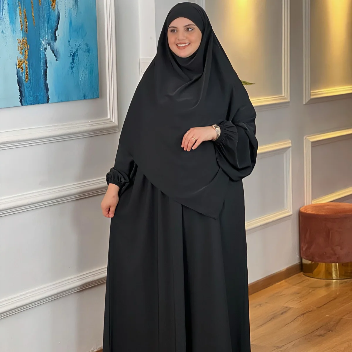 عباية + حجاب