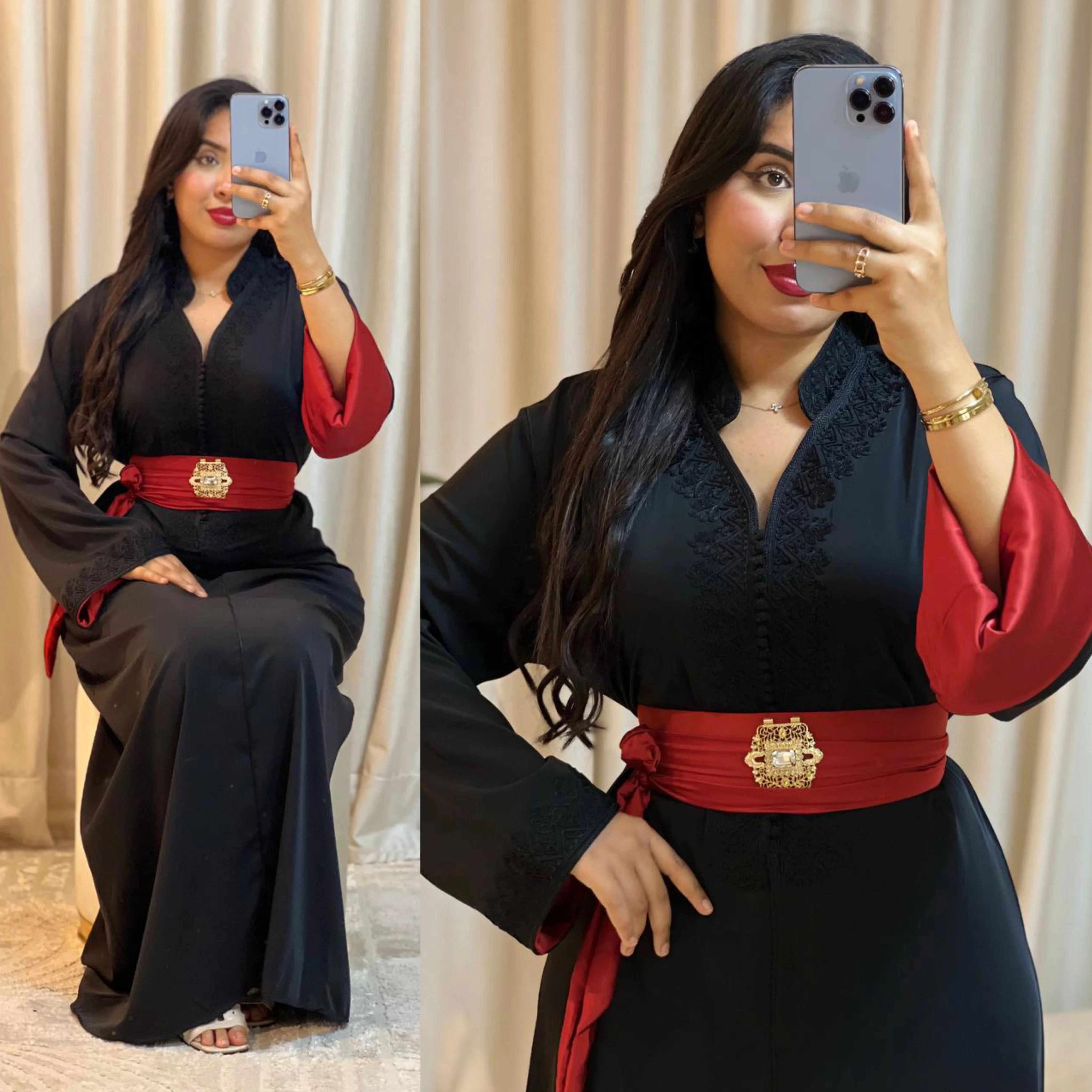 قفطان مع مضمة