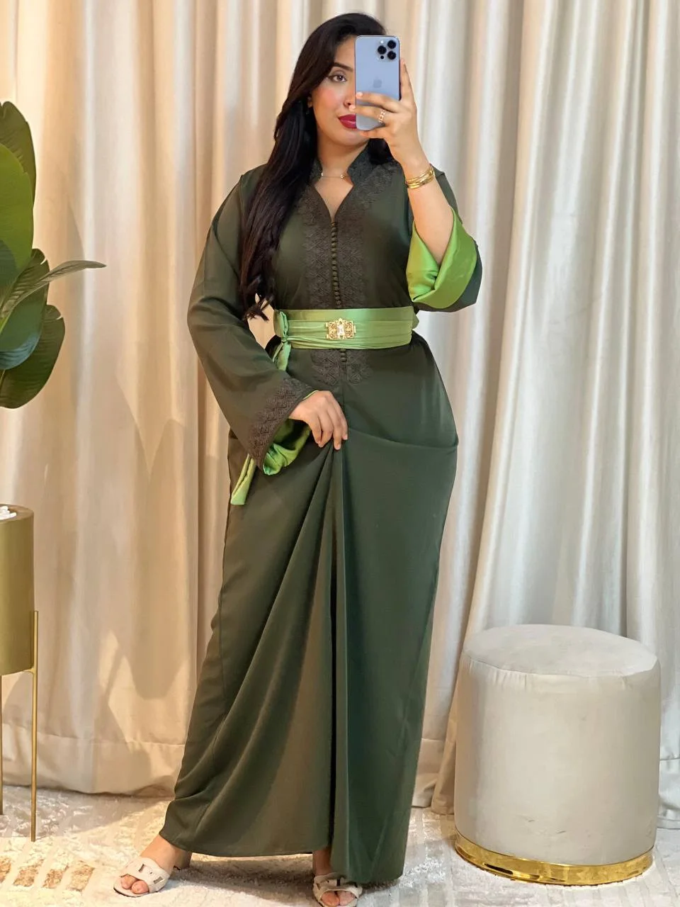 قفطان مع مضمة