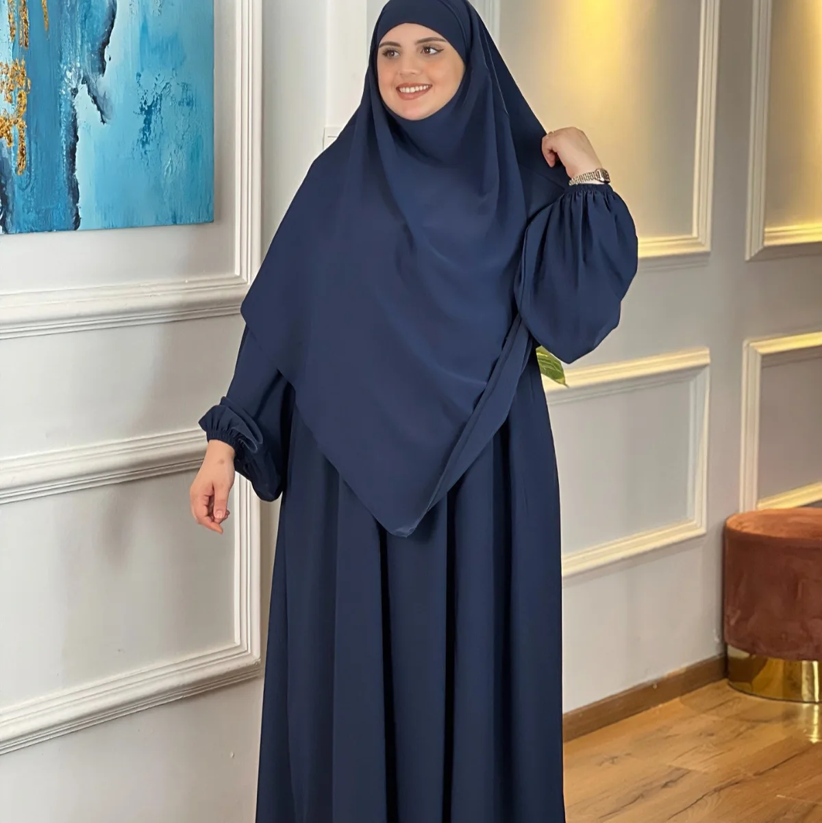 عباية + حجاب