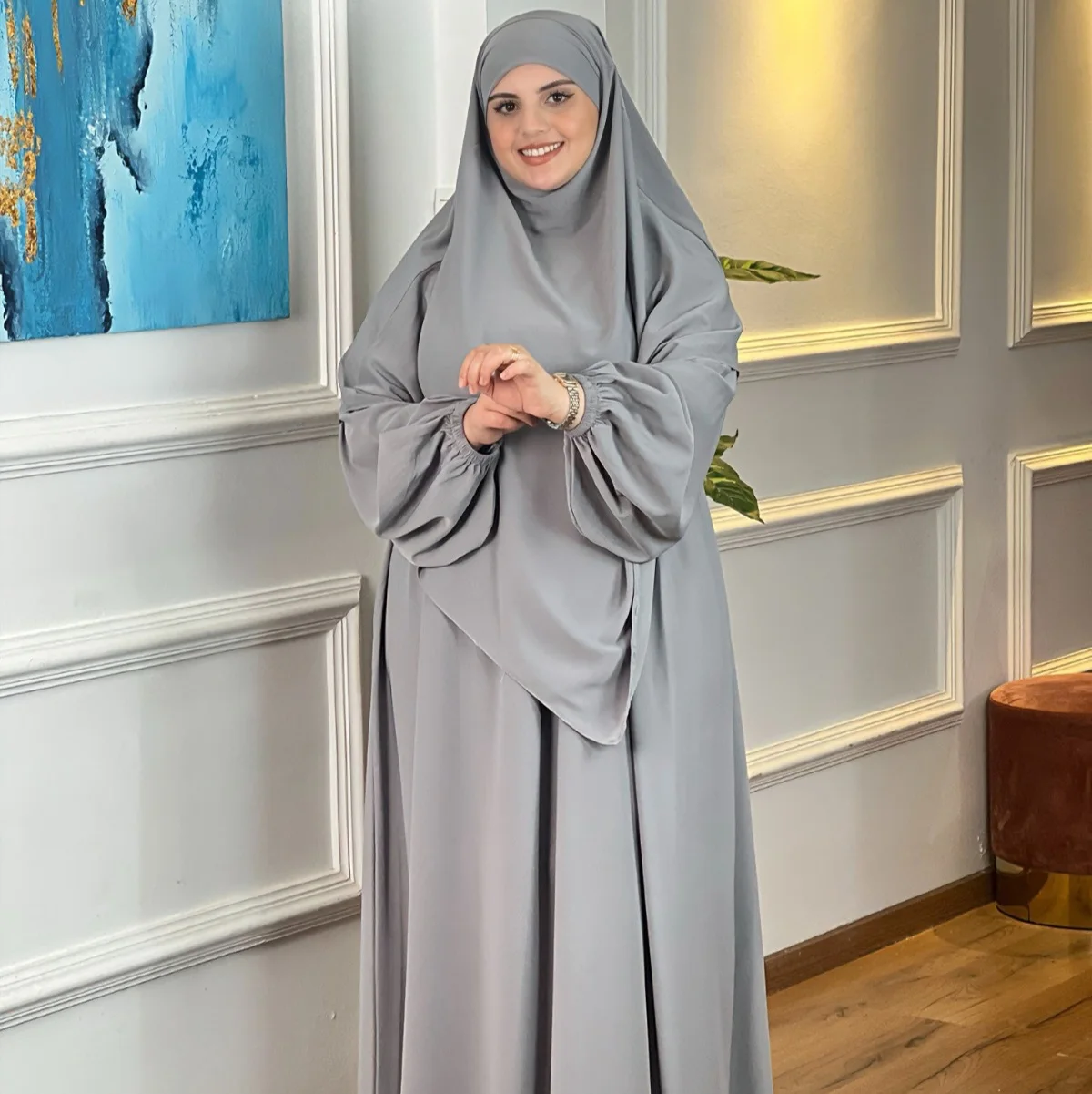 عباية + حجاب