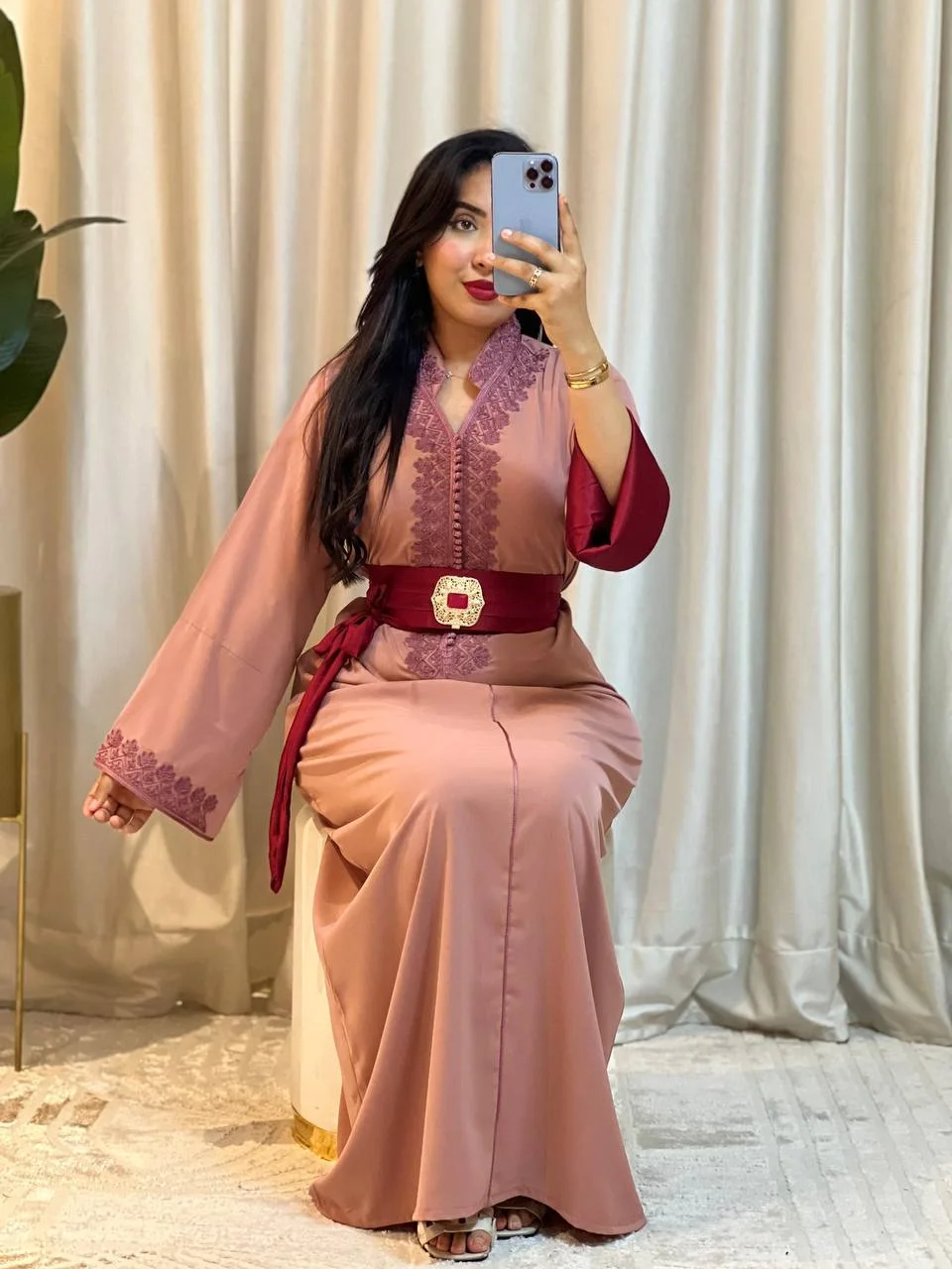قفطان مع مضمة