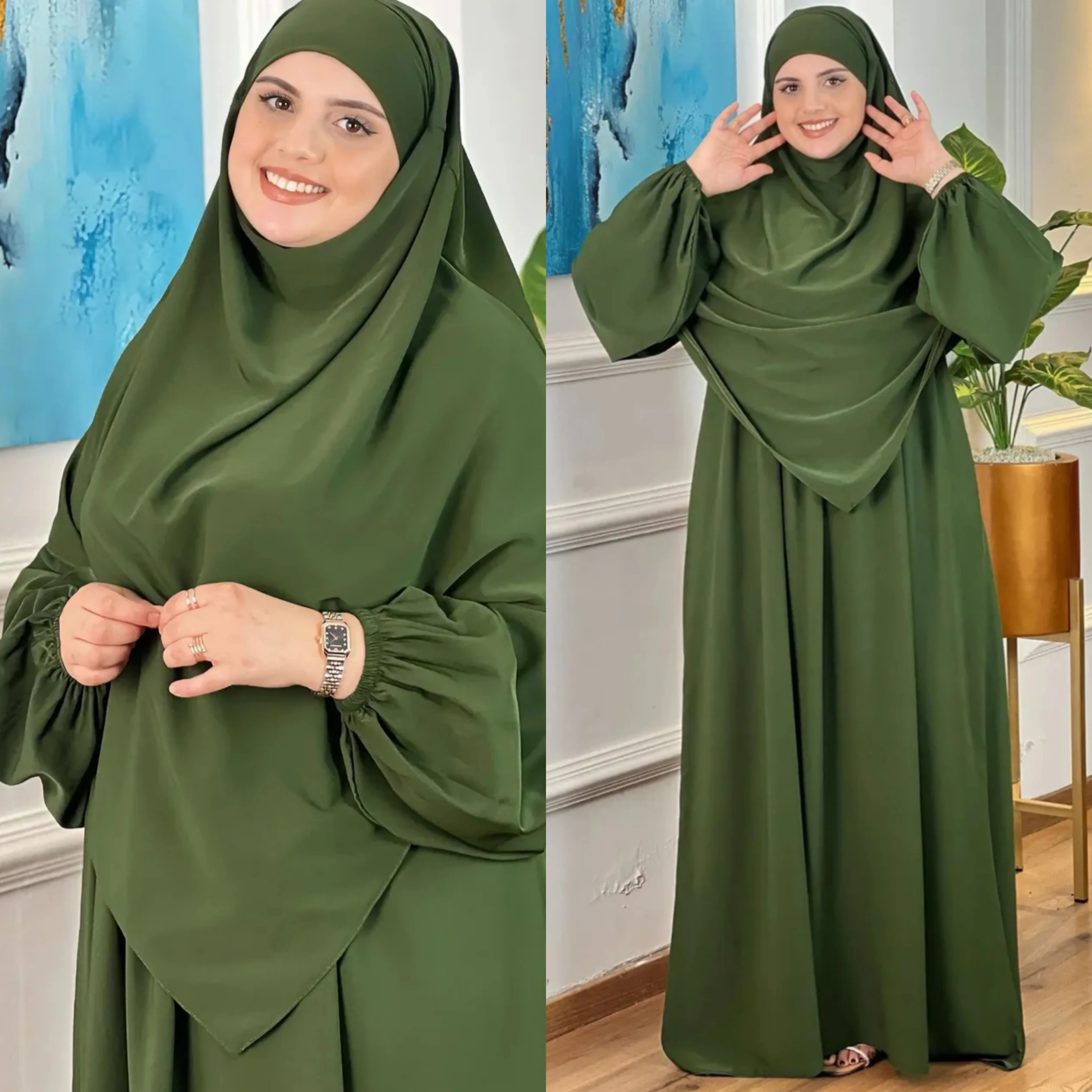 عباية + حجاب
