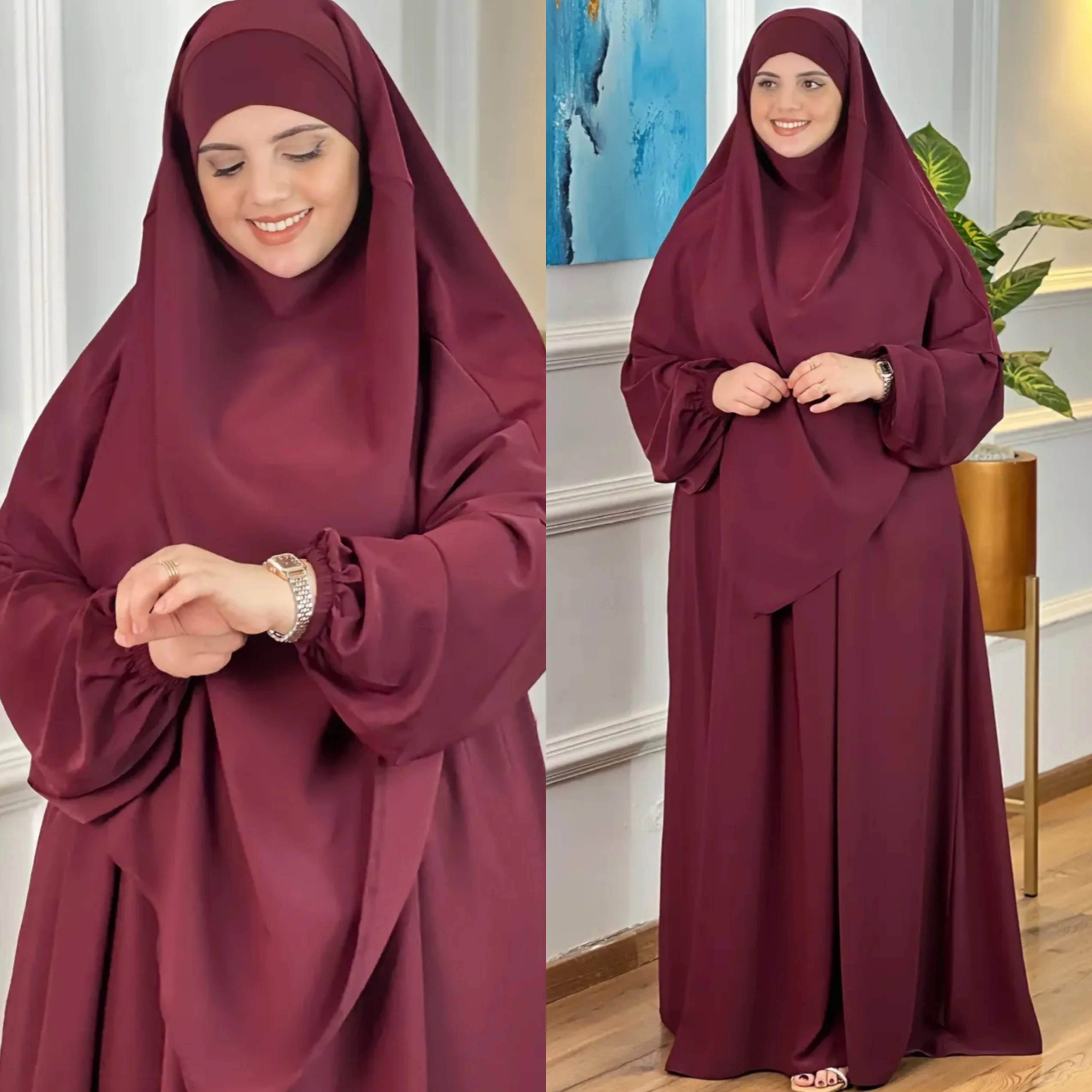 عباية + حجاب
