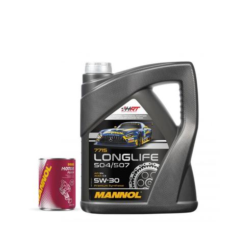 Mannol Longlife 504/507 5W-30 avec Produit Prévidange