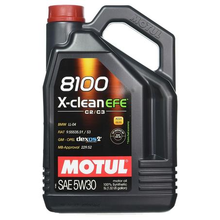 HUILE MOTEUR MOTUL 8100 X-Clean EFE 5W-30 5L