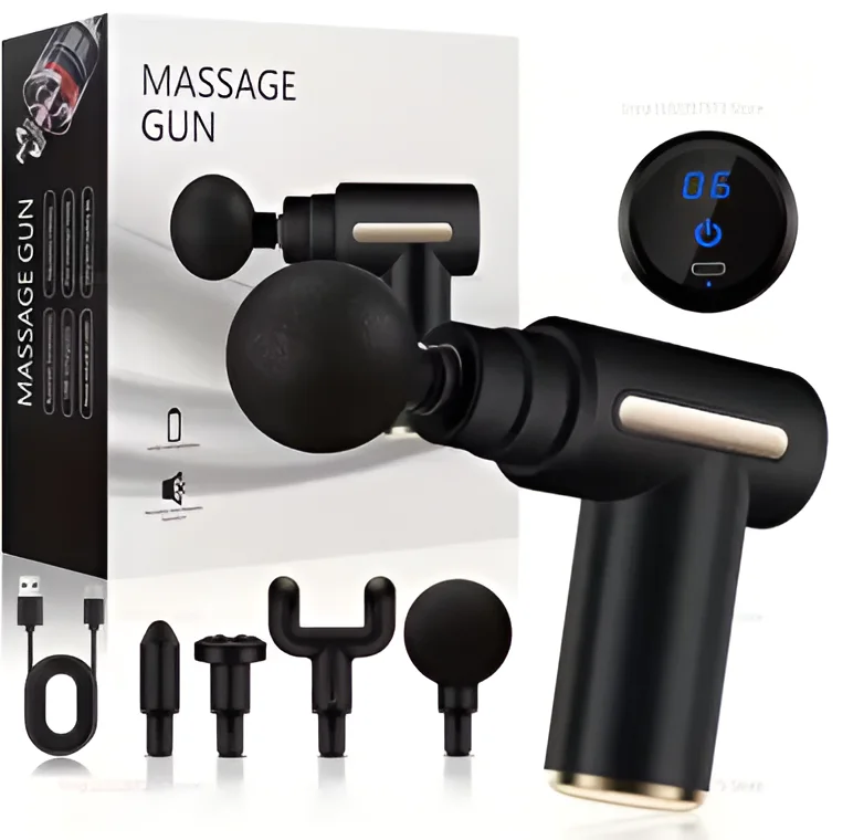 Pistolet de Massage Tactile – Soulagement Musculaire Instantané & Professionnel