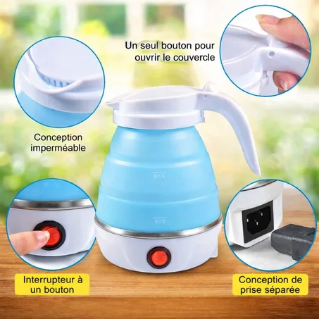 Bouilloire Électrique Pliable en Silicone