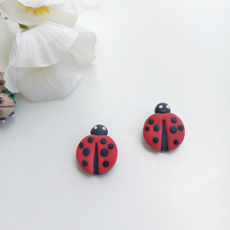 Ladybug Earrings