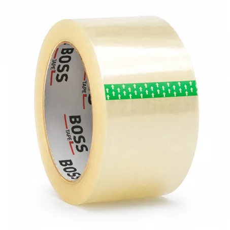 Ruban Adhésif Emballage BOSS TAPE Transparent 45mm x 40m - Scotch Cartons Acrylique