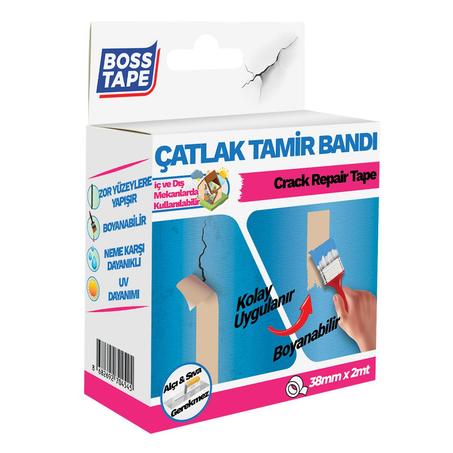 Ruban de réparation de fissures 38mm 2mt