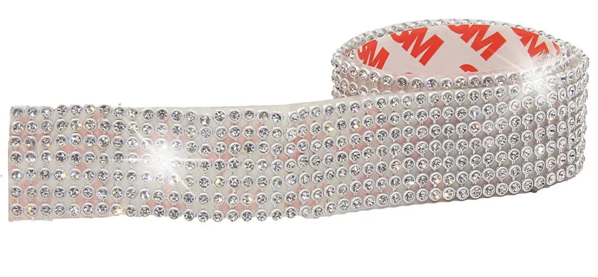 Ruban Strass BOSS TAPE 3M Argent 24mmx400mm – Décoration