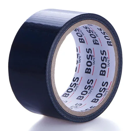 Duct Tape Noir BOSS TAPE 48mm x 25m - Toile Américaine Étanche