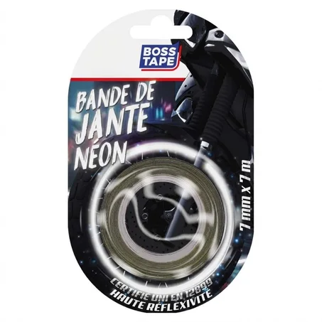 Néon Jante BOSS TAPE Blanc 7mm – Tuning Lumineux