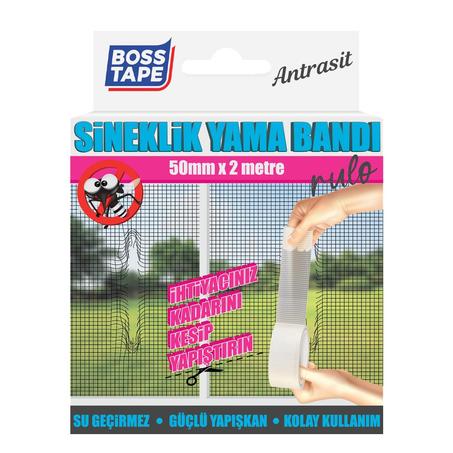 Ruban adhésif de réparation pour moustiquaire  5cm x 2mt