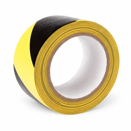 Ruban Marquage Sol BOSS TAPE Jaune/Noir 48mm x 25m – Sécurité