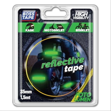 Bande réfléchissante VERT 35 mm x 1,5 mt
