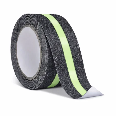 Ruban Antidérapant BOSS TAPE Noir 25mm x 5m - Bande Réfléchissante Fluorescente