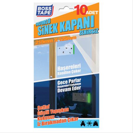 Piège à mouches phosphorique adhésif (10pcs)