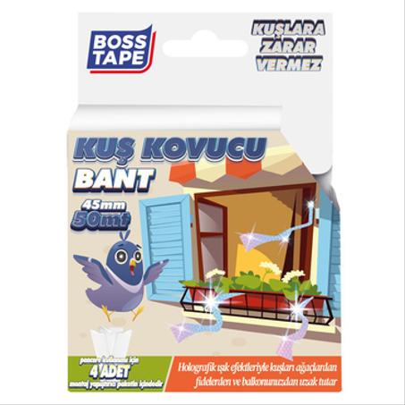 Ruban anti-oiseaux à rayures holographiques   45mmx50mt