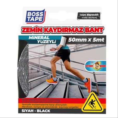 Ruban antidérapant pour escaliers au sol  50 mm x 5 mt