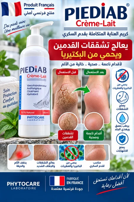 كريم  PIEDIAB الفرنسي 🇫🇷 لعلاج تنميل و حرارة القدمين | علاج قدم السكري و التقرحات