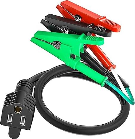 Cable adaptador de HVAC: herramienta de extensión de energía resistente para técnicos residenciales de HVAC, bombas de vacío y buscador de interruptores (69411, RT250, ET300, ET310)