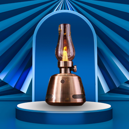 مكبر الصوت على شكل مصباح