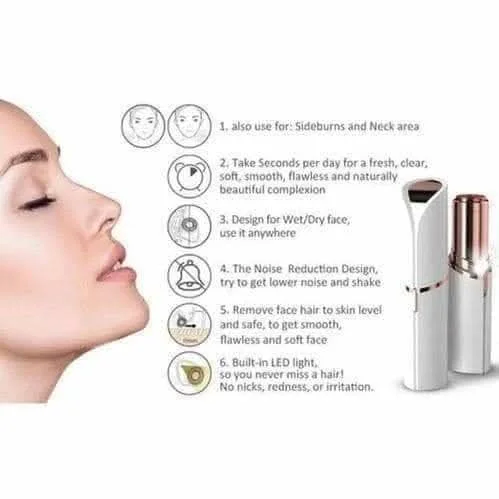 Rasoir facial rechargeable