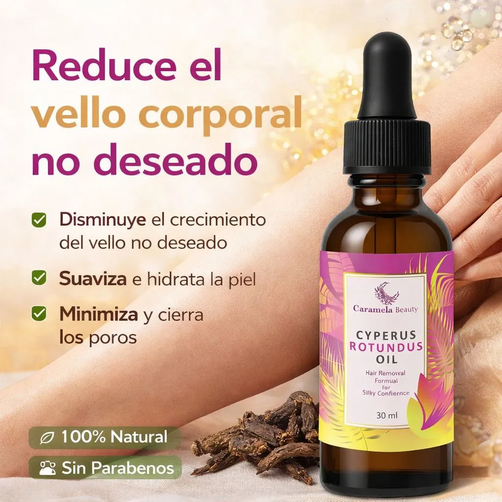 Aceite Mágico Anti-Vello – Cyperus Rotundus