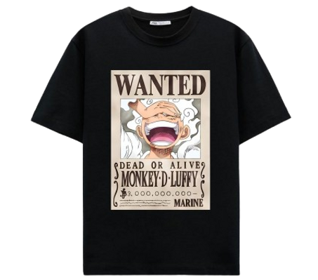 LUFFY WANTED T-SHIRT