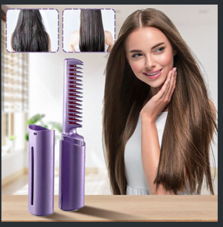 مكواة شعر لاسلكية محمولة