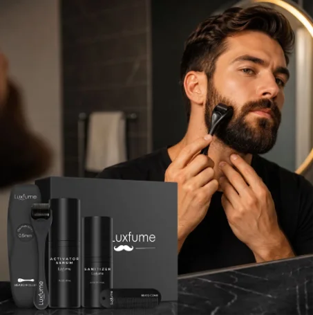 مجموعة العناية وتكثيف اللحية Luxefume