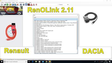 Renolink 2.11 logiciel