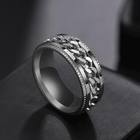 bague pour homme de bon qualité blanc style