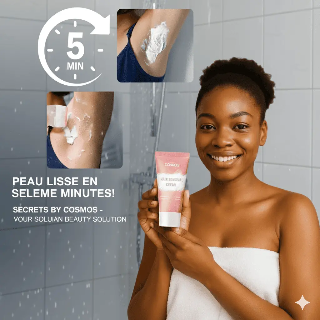 CRÈME D'ÉLIMINATION,Dites adieu aux poils en seulement 5 minutes