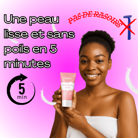 CRÈME D'ÉLIMINATION,Dites adieu aux poils en seulement 5 minutes