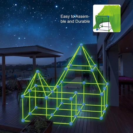 Kit de Construction de Fort lumineux pour enfants