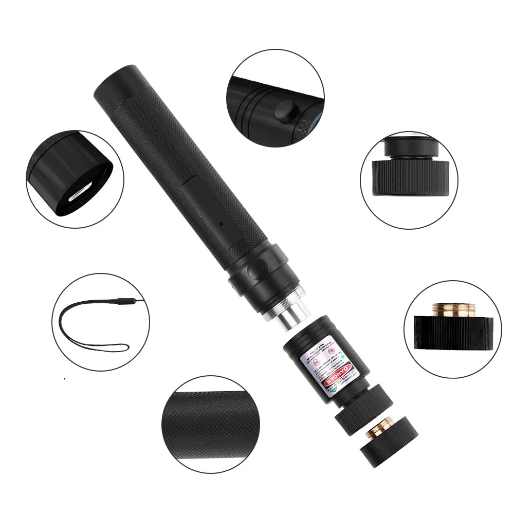 Powerful laser pointer ليزر قابل للشحن