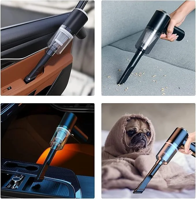 🚗🔋 مكنسة سيارة 3×1 شفط قوية – تنظيف احترافي للسيارة (شفط + نفخ + إزالة الغبار بسهولة)