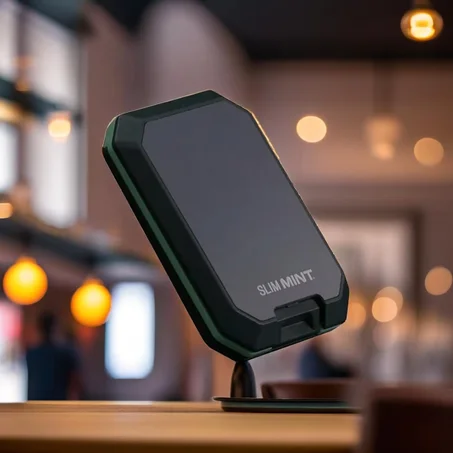 Slim Mint | محفظة رجالية ذكية بدون انتفاخ