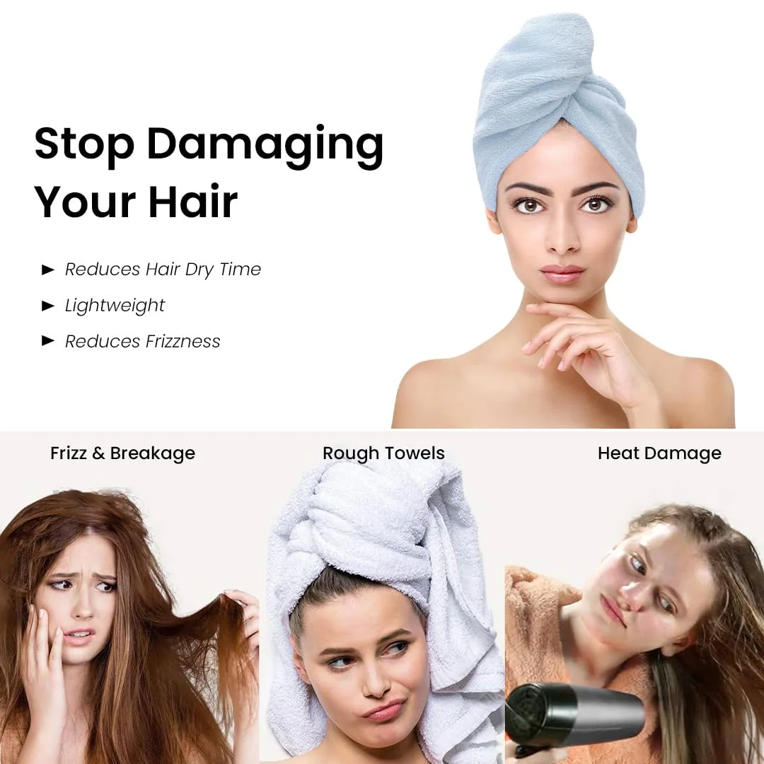 قبعة ماصة لتجفيف الشعر