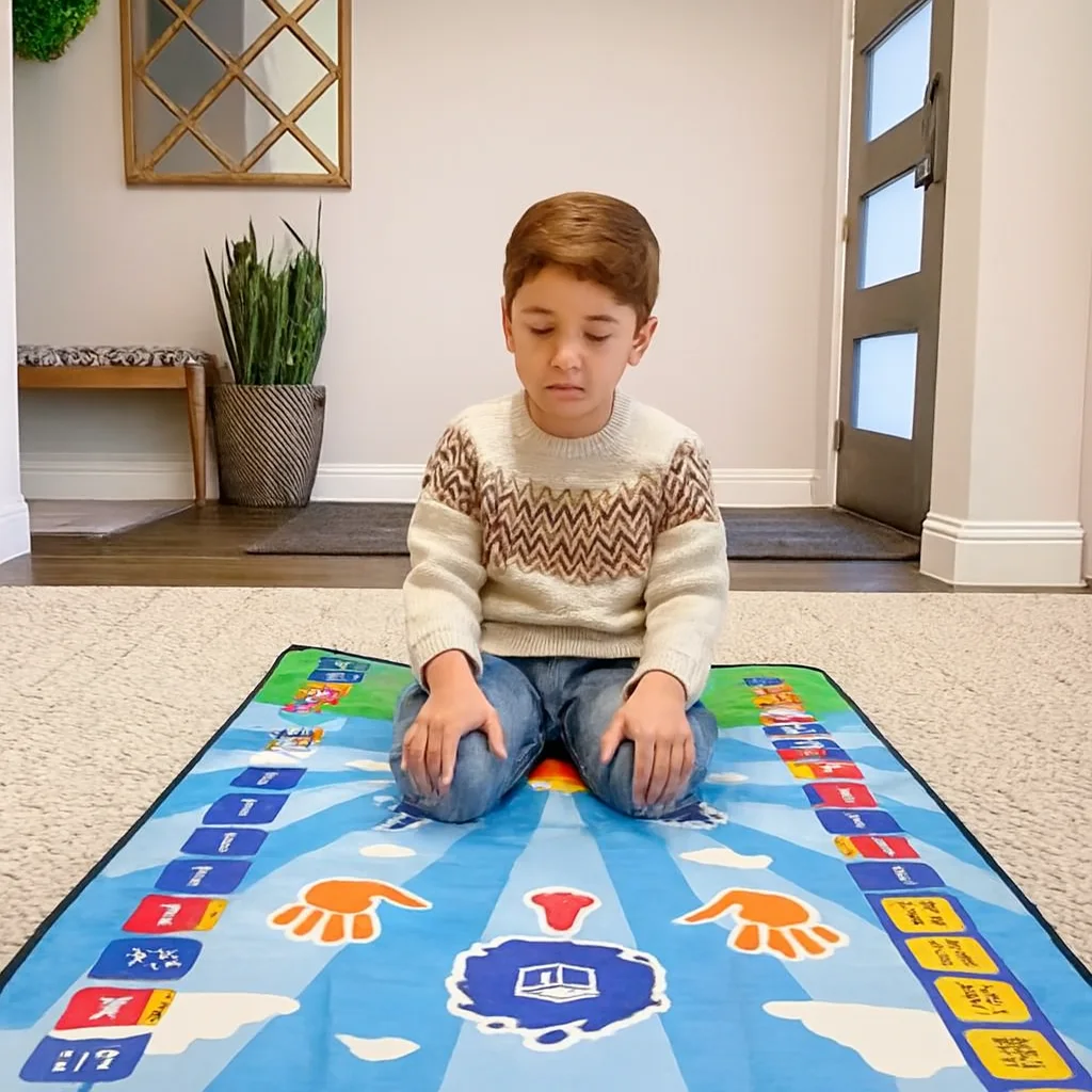سجادة الصلاة التعليمية للأطفال