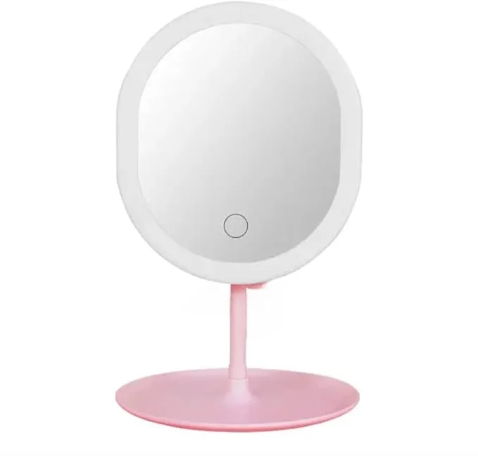 مرآة مكياج بإضاءة LED